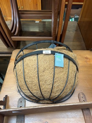 Lot 121 - Two wall mangers for plants with liners
