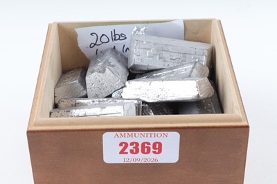 Lot 2369 - Approx. 20lbs lead ingots