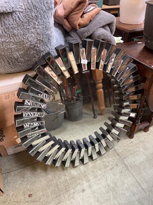 Lot 132 - Mirror framed mirror