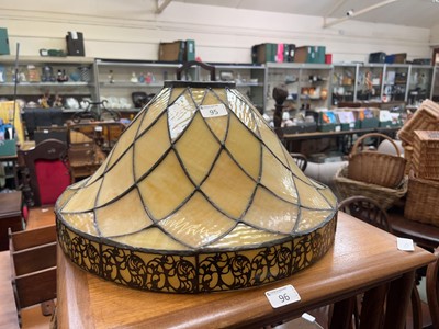 Lot 95 - A Tiffany style lightshade