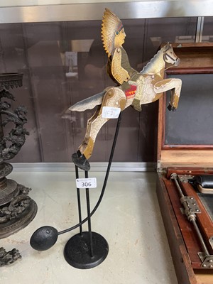 Lot 306 - A mid-20th century tin plate balance toy in...
