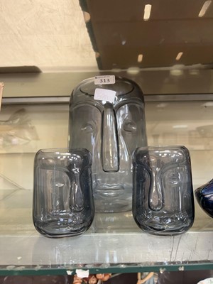 Lot 313 - A modern contemporary style glass vase in the...