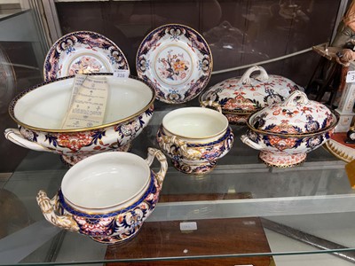 Lot 316 - A quantity of early Royal Crown Derby ceramic...