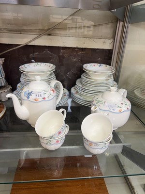 Lot 318 - A Villeroy and Boch 'Mariposa' part tea...