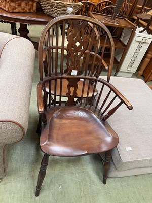Lot 141 - Two Windsor style chairs