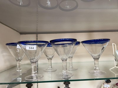 Lot 344 - A set of six mid-20th century contemporary...
