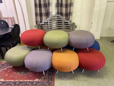 Lot 24 - A set of eleven 2014 Allemuir A621 stools in...