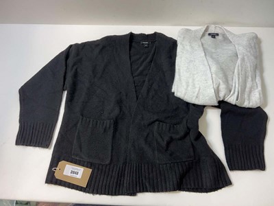 Lot 3435 - 13x Hilary soft touch open cardigans black/grey