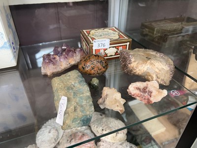 Lot 376 - A collection of seven geodes to include...