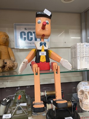 Lot 386 - A mid-20th century hand crafted wooden model...
