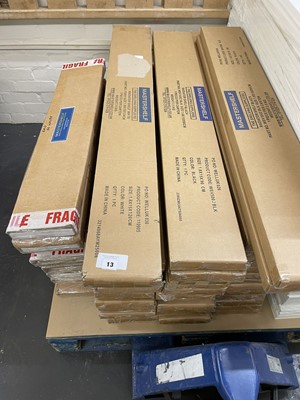 Lot 13 - Approx. 55 Mastershelf radiator shelves in...
