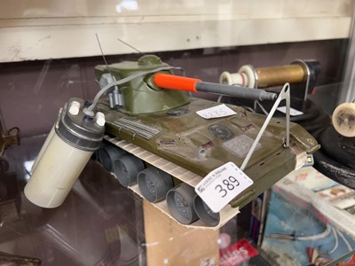 Lot 389 - A mid-20th century French tin plate tank
