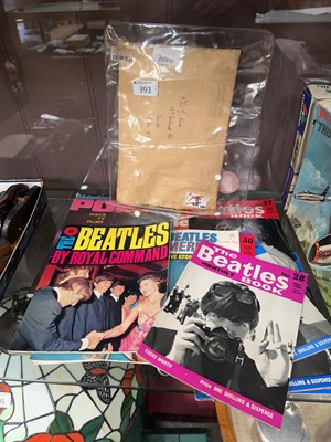 Lot 393 - An assortment of Beatles related ephemera to...