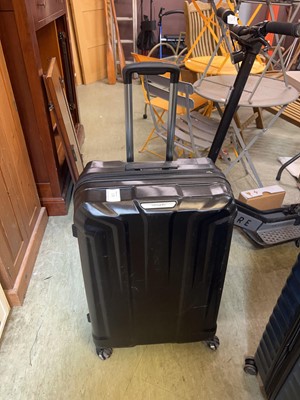 Lot 178 - A Samsung black two piece suitcase set