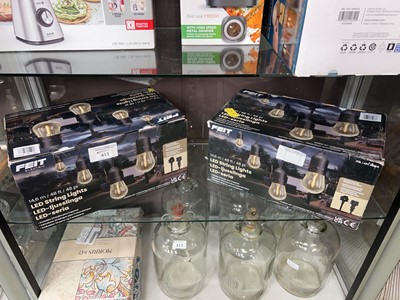 Lot 411 - Two boxed sets of Feit Electric LED string lights