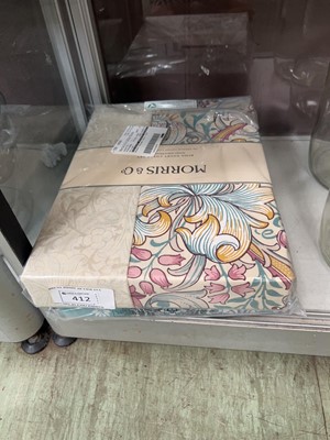 Lot 412 - Two Morris and Co king sized duvet/cover sets
