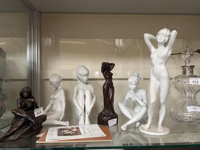 Lot 414 - Six various figurines by Kaiser and others