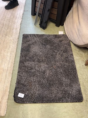 Lot 186 - A grey charcoal rug