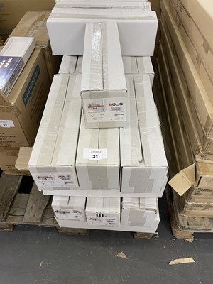 Lot 31 - Approx. 45 boxes Bolis metal wall brackets