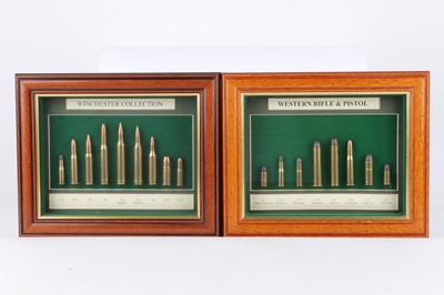 Lot 1101 - Seven framed and glazed prototype rifle...