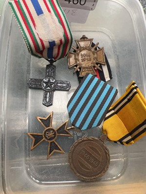 Lot 460 - Four medals including First and Second World War