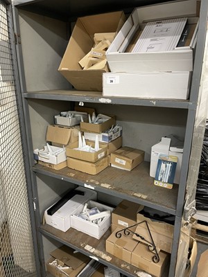 Lot 39 - Quantity of various metal and wooden angle...