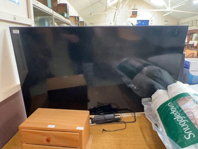 Lot 210 - A Sony Bravia 55 inch flat screen tv with remote