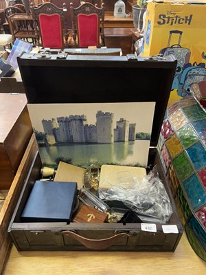 Lot 480 - A treasure chest with assorted collectible...