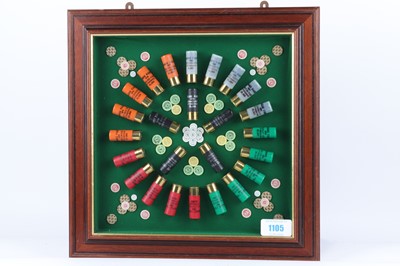 Lot 1105 - Framed and glazed "Game Fair" display case...
