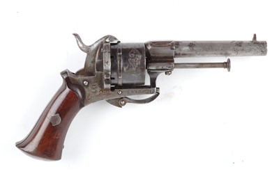 Lot 362 - (S58) 8mm Belgian Pinfire Double-Action...
