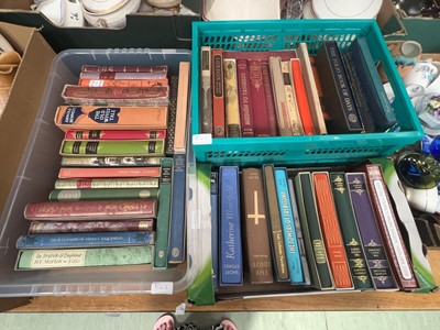 Lot 524 - Three trays containing mainly Folio Society...