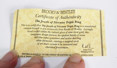 Lot 769 - A set of three Brooks & Bentley 'Jewels of...