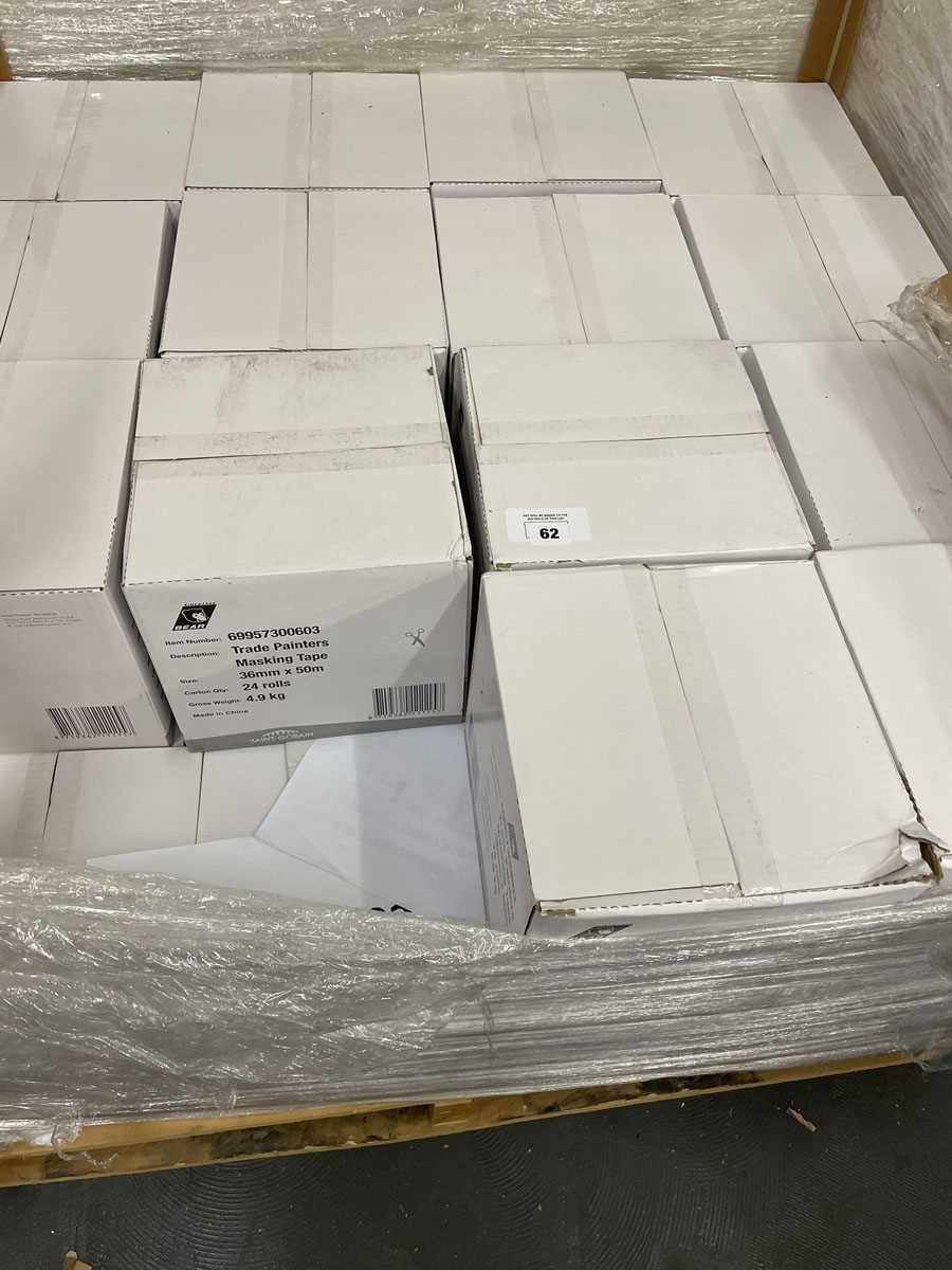 Lot 62 - 30 boxes Bear trade painters masking tape (24...