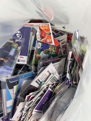 Lot 1777 - Bag containing football cards and stickers...