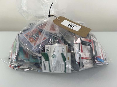 Lot 1777 - Bag containing football cards and stickers...