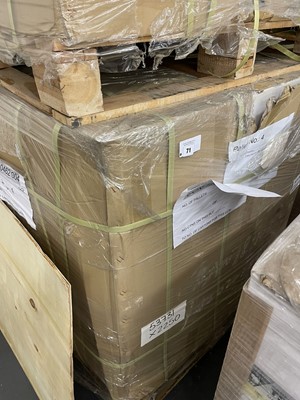 Lot 71 - 75 boxes each containing 10 rolls of Oakey...