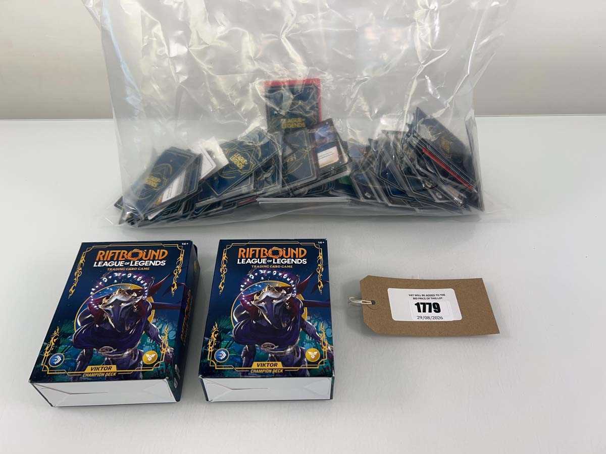 Lot 1779 - Bag containing various loose Riftbound: League...