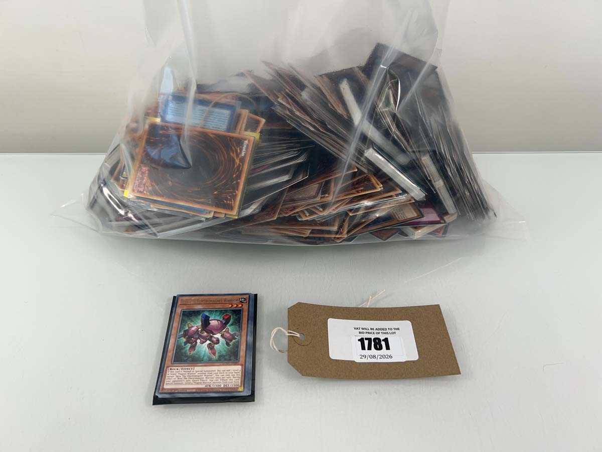 Lot 1781 - Bag containing various loose Yu-Gi-Oh cards...