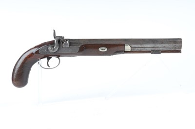 Lot 366 - (S58) 14 bore Percussion Duelling Pistol, 11½...