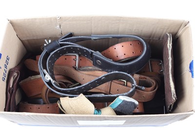 Lot 1109 - 6 x single-point target rifle slings, 3 x...