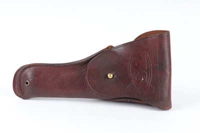 Lot 9 - Leather Colt M1911 holster marked Textan