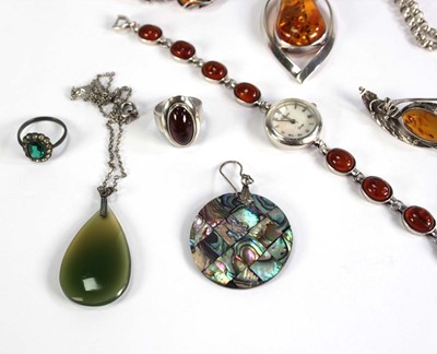 Lot 779 - A group of silver and metalware mounted...