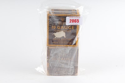 Lot 2065 - (S2) 50 x 10 bore Eley cartridges, boxed