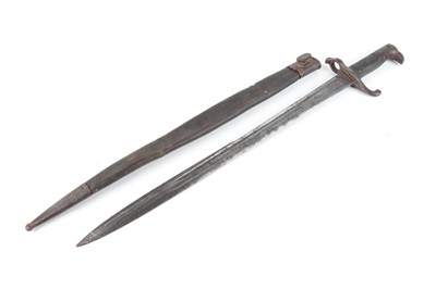 Lot 1010 - Prussian M1865/71 'Hirschfanger' bayonet,...