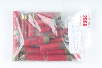 Lot 2066 - (S2) 17 x 12 bore Eley Magnum cartridges, No.1,...