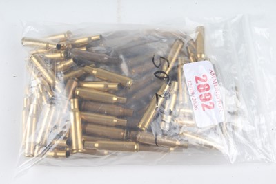 Lot 2892 - Approx. 100 x .222 brass cases unprimed and...