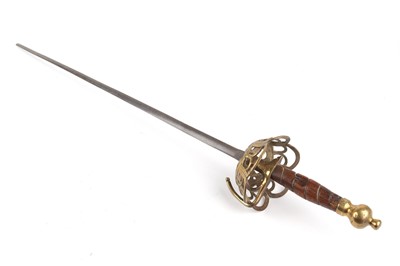 Lot 1159 - Replica English Civil War Mortuary type sword,...