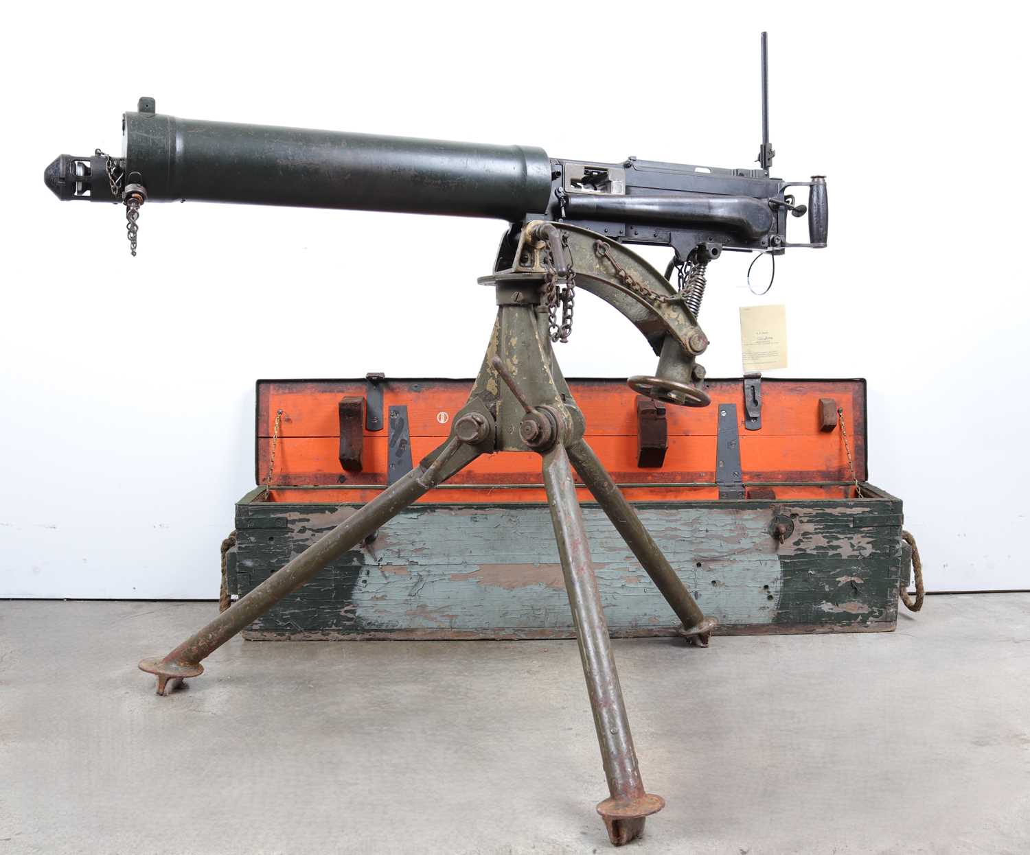 Lot 1001 - WWII: A Deactivated .303 Vickers Machine Gun,...
