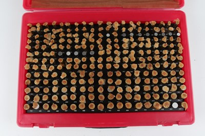 Lot 1183 - Pin Gauge Set, steel imperial 0.061-0.25 ins...