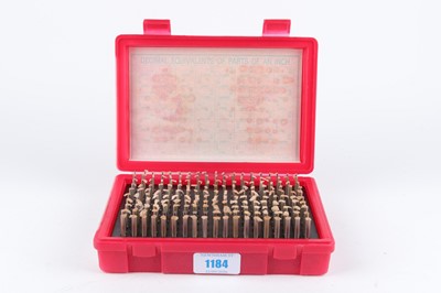 Lot 1184 - Pin Gauge Set, steel imperial 0.251-0.500 ins...